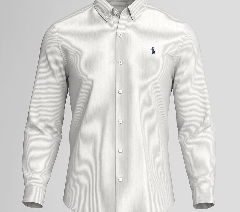 Lylatul Pure White Cotton Shirt for Men Classic Formal Casual Wear