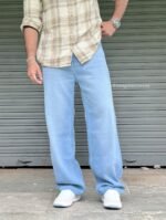 Lylatul Frosted Sky Unisex Baggy Fit Jeans