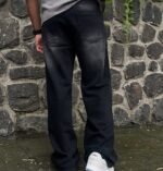 Lylatul Graphite Unisex Baggy Fit Jeans