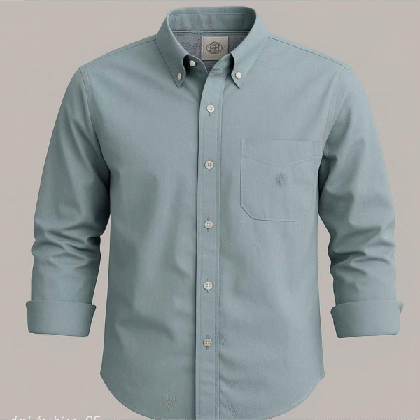 Lylatul Light Ash Cotton Shirt Timeless Style Meets Everyday Ease